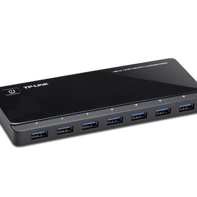 Hub USB TP-Link UH720, 7 porturi USB 3.0, negru - Img 2