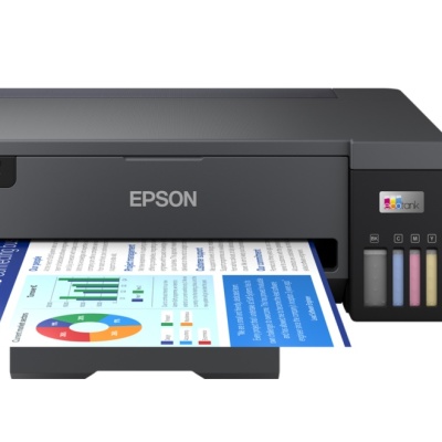 Imprimanta inkjet color CISS Epson L11050, dimensiune A3, viteza max ISO 15ppm alb-negru, 8ppm color, rezolutie 4800 x 1200dpi, alimentare hartie 100 coli, interfata USB 2.0, WI-FI Direct, consumabile: 103 Ecotank C13T00S14A, C13T00S34A, C13T00S44A,