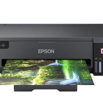 Imprimanta inkjet color CISS Epson L18050, dimensiune A3+, viteza printare 22ppm alb-negru, 22ppm color, rezolutie 5760 x 1440 dpi, 6 culori, Consumabile: 108 EcoTank, C13T09C14A, C13T09C24A, C13T09C44A, C13T09C34A, C13T09C64A, set: C13T09C54A.