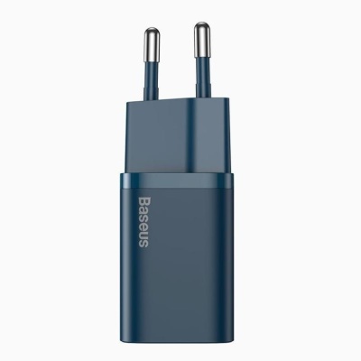 Incarcator retea Baseus Super Si, Quick Charge 20W, 1 x USB Type-C 5V/3A, albastru - Img 11
