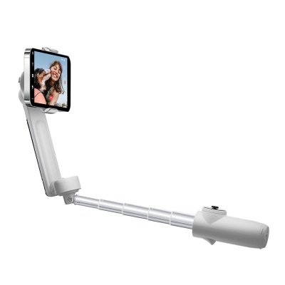 Insta360 Flow Stabilizer, lungime selfie stick incorporat 215mm, dimensiune trepied incorporat 80mm, alb - Img 3
