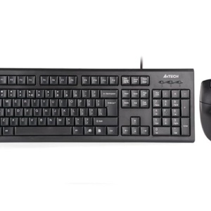 Kit tastatura + mouse A4tech KR-8520D, cu fir, negru - Img 2