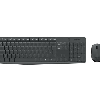 Kit Tastatura + mouse wireless Logitech MK235, interfata USB, distanta de operare pana la 10m, 100 taste, rezolutie mosue 1000 DPI, gri - Img 7