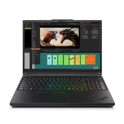 Laptop Lenovo ThinkPad P1 Gen 8, 16" WUXGA (1920x1200) IPS 500nits Anti- glare, 100% sRGB, 60Hz, Low Power, Eyesafe®, TÜV Low Blue Light, Intel Core™ Ultra 7 255H, 16C (6P + 8E + 2LPE) / 16T, Max Turbo up to 5.1GHz, 24MB Intel® Smart Cache, video NVIDIA®