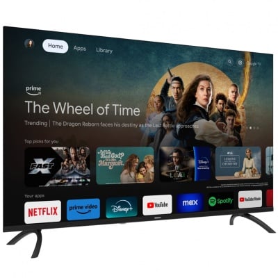 LED TV HORIZON 40HL7590F/D, 40" D-LED, FHD (1080p), CME 200Hz, DVB- S2/T2/C, Contrast 3000:1, 300 cd/m2, Google TV, Google Cast + Google Assistant + BT5.0, 1x LAN (RJ45), 1x CI+, 3x HDMI (v1.4), 2x USB (v2.0), 1x Optic, VESA 200 x 200 mm, M6, Double - Img 2