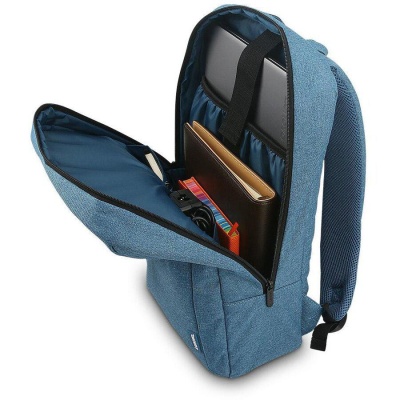 Lenovo Rucsac notebook 15.6" Business B210 Casual Blue, material rezistent la apa, buzunare interioare si exterioare foarte spatioase, buzunar suplimentar pentru accesorii, Interiorul este captusit cu material care protejeaza computerul de posibile - Img 4