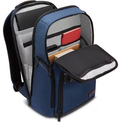 Lenovo ThinkPad Executive 16" Backpack, 22L capacity, 36.2 x 25.3 x 2.2 cm, 1.8kg, Outside Fabric Material: polyester 88%, leather 12%, Navy - Img 5