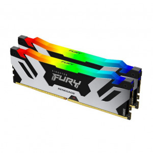 Memorie RAM Kingston, DIMM, DDR5, 64GB, 6000MHz, CL32, 1.35V, Fury Renegade, RGB, Kit of 2