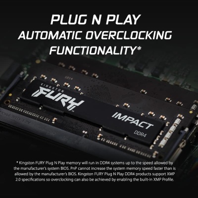 Memorie RAM notebook Kingston Fury, SODIMM, DDR4, 16GB, CL16, 2666 Mhz - Img 8