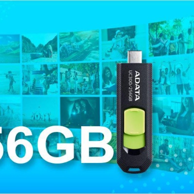 Memorie USB Flash Drive Adata 256GB, UC300, USB Type-C, Black