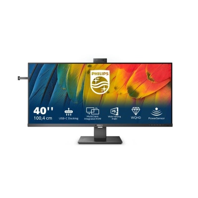 Monitor Philips 40" 40B1U5601H/00, Diagonal (inch): 40, Diagonal (cm): 101.6, Aspect ratio: 21:9, Panel: IPS, Resolution: 3440x1440, Refresh Rate: 120Hz, Response time GtG: 4ms, Brightness (max): 300 cd/m², Contrast (static) : 1200:1, Contrast (dynamic): - Img 11