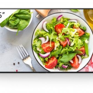 Monitor signage Sony BZ35L, 55", 550nit, 24/7, UHD, panel IPS, D-LED, 8ms, contrast static 1200:1, contrast dinamic 400000:1, mătuire 1%, Android 10, stocare 32GB. Miracast, Chromecast built-in, AirPlay, Apple HomeKit, Google Play Store. Conectivitate: