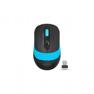 Mouse A4tech, gaming, wireless optic, 2000 dpi, negru / albastru