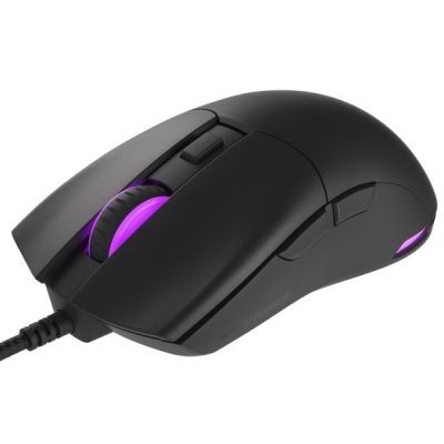 Mouse gaming cu fir Genesis Krypton 750, senzor optic Pixart PAW3333, interfata USB, rezolutie maxima 8000 DPI, numar butoane programabile 6, iluminare RGB, switch mecanic Huano, alb - Img 6