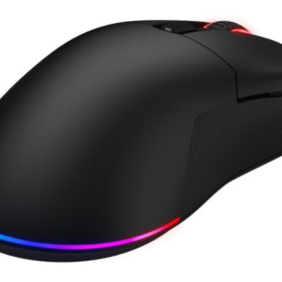 Mouse gaming wireless Hator Pulsar 3, polling rate pana la 1000Hz, senzor Optical PixArt PMW 3311, rezolutie maxima 12000 DPI, switch HATOR® Optical 100M, iluminare RGB 16.8M culori, side switch Kailh 3M, durata de viata baterie in wireless mode pana la - Img 4