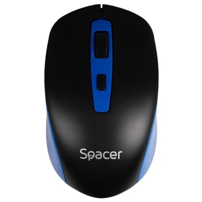 MOUSE Spacer, PC sau NB, 1600 dpi, butoane/scroll 4/1, negru cu albastru - Img 4