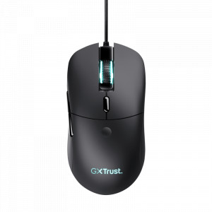Mouse Trust GXT981 Redex cu fir, USB 2.0, 10000 DPI, negru