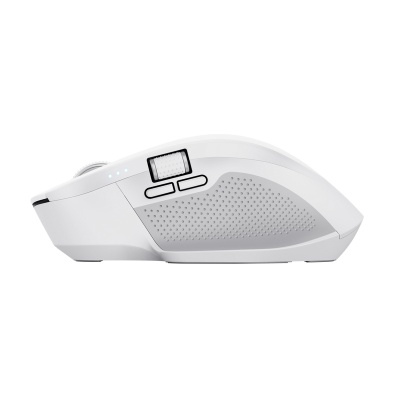 Mouse Trust Ozaa+, wireless RF 2.4GHz, bluetooth, conectivitate USB 1.1, 2.0, 3.0, rezolutie maxima 3200 DPI, alb - Img 4