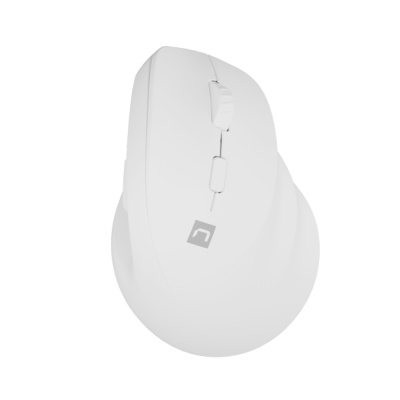Mouse Wireless NATEC Crake 2, 2400 dpi, Alb