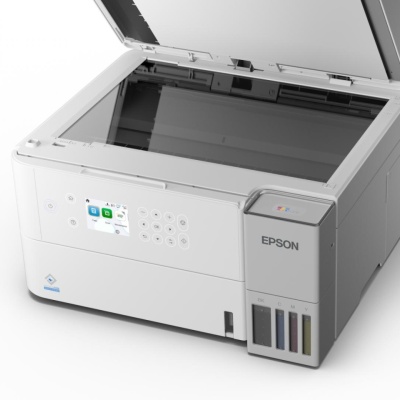 Multifunctional inkjet color Epson EcoTank CISS L6376, culoare alb, dimensiune A4 (Printare,Copiere, Scanare), printare borderless, viteza 35ppm alb-negru, 23ppm color, rezolutie 4800x1200 dpi, alimentare hartie 250 coli,ADF 30 coli, duplex automat - Img 5
