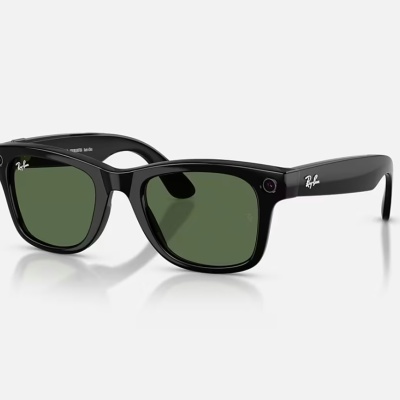 ORW4012 META WAYFARER High Bridge Fit - Shiny Black - G-15 Green Gen 2