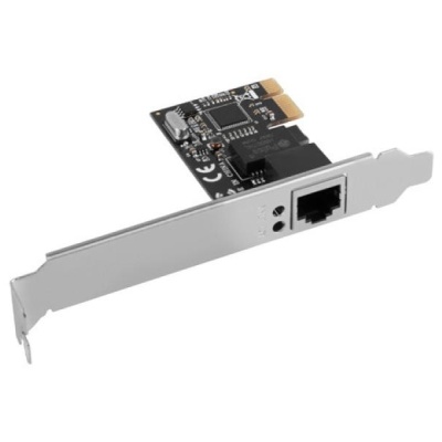 Placă adaptor rețea PCI-Express RJ45 PCI-E x1, 1x RJ45 1Gb, RTL8111C, low-profile