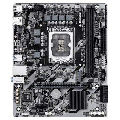 Placa de Baza GIGABYTE H810M K LGA1851, 2x DDR5, 1x DP 1x HDMI, 1x PCIE 4.0 x16 1x PCIE 3.0 x1, 1x M.2, 4x SATA 6GB/s, mATX - Img 3