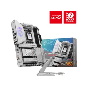 Placa de Baza MSI PG B850 EDGE TI WIFI AM5, 4x DDR5, 1x HDMI, 3x PCIE x16, 4x M.2, 4x SATA 6GB/s, ATX