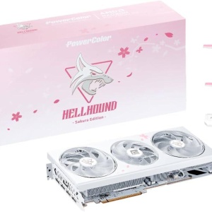 Placa Video POWERCOLOR AMD RADEON RX7800 XT SAKURA LIMITED 16GB GDDR6 256 bit