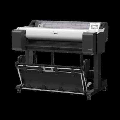 Plotter Canon imagePROGRAF TM-350 36"(914mm), format A0, 5 culori, rezolutie max 2400x1200dpi, memorie 2GB, limbaje de imprimare: HP-GL/2, HP RTL, JPEG (Ver. JFIF 1.02), CALS G4 (submission via FTP only), Display LCD 4.3", interfata: USB 2.0, Ethernet, - Img 3
