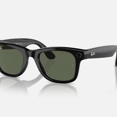 Ray-Ban Meta Wayfarer AI Glasses Shiny Black/G-15 Green - Img 2