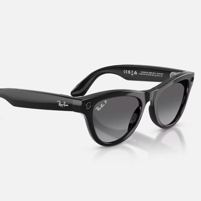 RayBan Meta SKYLER High Bridge Fit - Shinny Black - Graphite Gen2 - Img 6