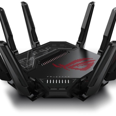Router Asus Quad-Band ROG Rapture GT-BE98, WIFI-7, Standarde wireless: WiFi 6 (802.11ax), WiFi 7 (802.11be), IEEE 802.11a, IEEE 802.11b, IEEE 802.11g, IEEE 802.11n, IEEE 802.11ac, IPv4, IPv6, Segment Produs: BE25000, Viteza wireless: 1376+5764+5764+11529 - Img 3