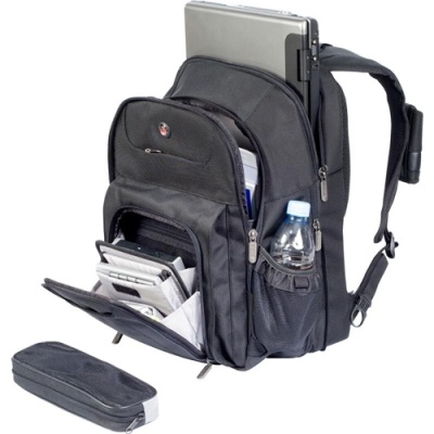 Rucsac laptop Corporate Traveller, pentru laptopuri de 15.6" sau mai mici, capacitate 27-30 de litri, material poliester, dimensiuni: 35 x 21.5 x 50 cm, dimensiune compartiment laptop: 38.7 x 2.5 x 26.5 cm, greutate 1.46 kg, negru - Img 5