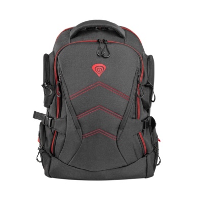 Rucsac laptop GENESIS PALLAD 550, compatibil dimensiune laptop 17.3 ", total numar buzunare 19, material polyester, capacitate 24 L, negru