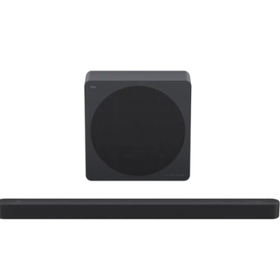 Soundbar TCL A65K, 3.1.2, 410W, Bluetooth 5.3, HDMI eARC, Audio by Bang & Olufsen