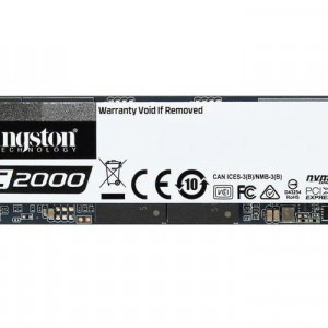 SSD Kingston KC2000, 500GB, NVMe, M.2 2280
