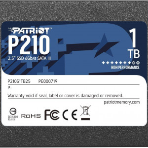 SSD Patriot P210, 1TB, SATA III