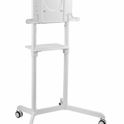 Stand TV mobil Serioux TV11-46TW, dimensiuni: 920x702x1595mm, compatibilitate dimensiune ecran: 37"-70", compatibil VESA: 200x200, 400x200, 300x300, 600x200, 350x350, 400x400, 600x400, greutate maximă suportata TV: 70 kg, interval de înclinare: 0° sau