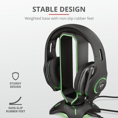 Suport Casti Trust GXT 265 Cintar RGB Headset Stand - Img 4