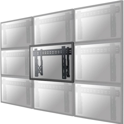Suport perete Videowall individual pull-out Neomounts by Newstar, 32"-75", VESA 200x200~600x400, max load 50kg, profil 56-215mm, rotate +/-3°, micro-adjustment, lockable (lock not included), unul per monitor
