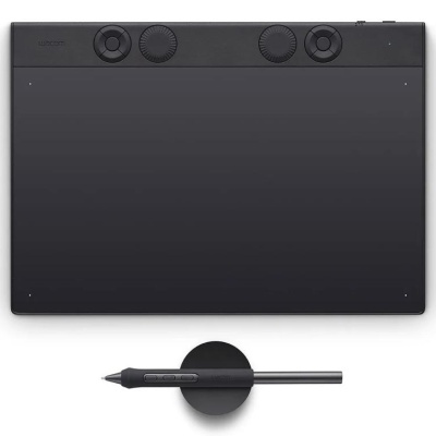 Tableta Grafica WACOM Intuos Pro Medium, USB, Negru