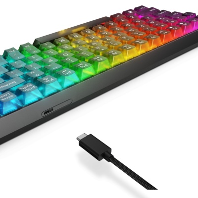 Tastatura Gaming Lenovo Legion K510 Mini Pro, Numar taste: 84, Interfata tastatura: USB, Tastatura iluminata: RGB, Culoare: Negru, Tehnologie: Cu fir, Kit: Nu, Continut pachet: 1 x Keycap Puller, 1 x Tastatura Gaming; Altele: Anti-Ghosting, Lungime cablu - Img 14