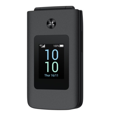 Telefon mobil pliabil TCL OneTouch 4043D, 3.2", 48MB RAM, 128 MB, 4G LTE, Dual SIM, Unisoc T107, Gri - Img 2