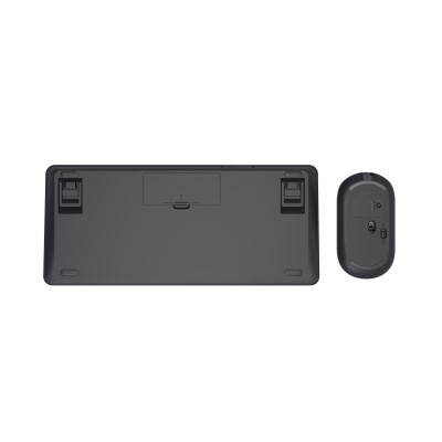 Trust Kit Wireless keyboard+mouse Lyra, mouse optic, rezolutie maxima 1200 DPI, conectivitate wireless, intefata USB-C, USB-A, negru - Img 8
