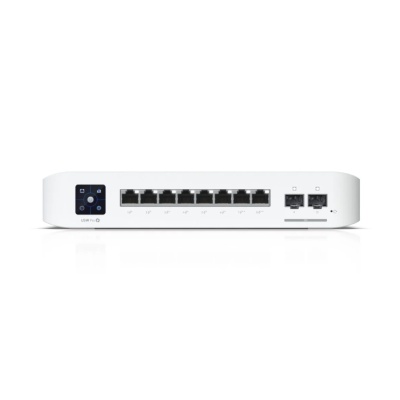 UBIQUITI Switch 8 porturi POE USW-PRO-8-POE-120W, Layer 3, Dimensiuni: 200 x 248 x 44 mm, Greutate: 2.1kg, Interfata: 8 x 10/100/1000Mbps, 2 x 10G SFP, 6 porturi POE, 2 porturi POE++, Capacitate switch: 56Gbps, buget POE: 120W. - Img 2