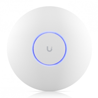 Ubiquiti U7-PRO WI-FI 7 Access Point, Dimensiuni: Ø206 x 46 mm, Polycarbonat, metal, Interfata: 1 x 1/2.5 GbE RJ45 port, Alimentare PoE+, Standarde wireless: 802.11a/b/g/n/ac/ax/be, 300+ clienti.