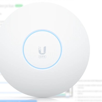 UBIQUITI Unifi6 Enterprise Access Point, U6-ENTERPRISE, Tri-Band WIFI6, 2.4 GHz 573.5 Mbp, antenna 3.2dbi, 5 GHz 4.8 Gbps, antenna 5.3dbi, 6 Ghz 4.8Gpbs , antenna 6dbi, standard wireless: 802.11a/b/g WiFi 4/WiFi 5/WiFi 6/WiFi 6E, 600+ clienti, interfa