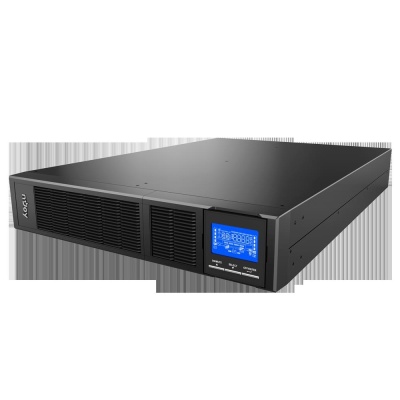 UPS nJoy Balder 3000, 3000VA/ 3000W, On-line, LCD Display, Montare Rack/Tower, 8 Prize IEC 13 1x IEC C19, Dubla conversie, Plaja larga de tensiuni acceptate, Eficienta impresionanta de pana la 96%, Frecventa: 40Hz ~ 70 Hz, Dimensiuni: 630 x 438 x 88 mm, - Img 3