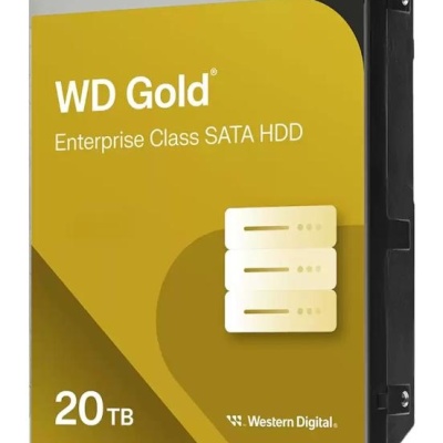 Western Digital Gold WD203KRYZ. HDD capacity: 20 TB, HDD speed: 7200 RPM, Storage drive buffer size: 512 MB, HDD size: 3.5", Interface: Serial ATA